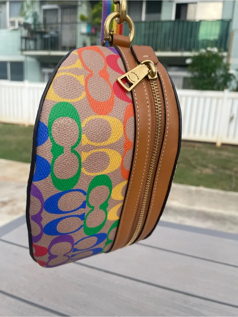 Coach pride crossbody